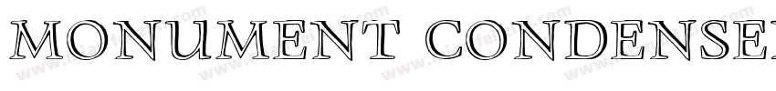 Monument Condensed Italic字体转换